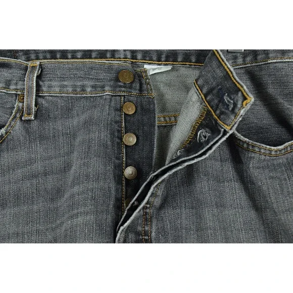 Levis 501 Jeans Men's 38x34 Straight Leg Double XX Button Fly Denim - Picture 6 of 8